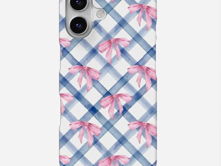 Rock Blue Bowtie Hard Case Cheap