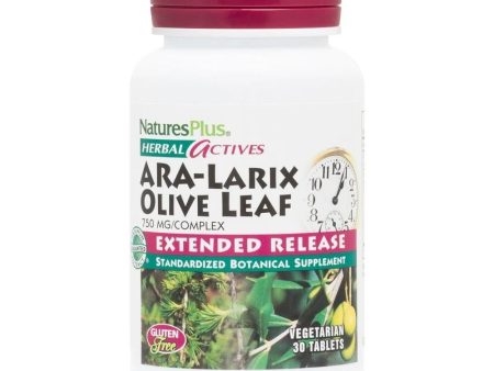 Nature s Plus Ara-Larix Olive Leaf 30 Tablets Online now