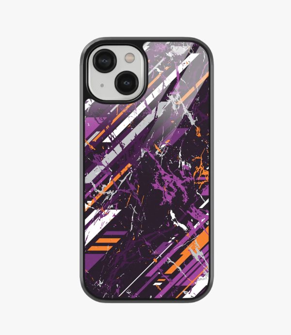 Abstract Gridiron Glory Pattern Glass Case Sale