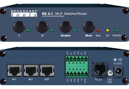 Broadcast Tools SS 2.1 MLR RJ – RJ45 Switcher Router For Sale