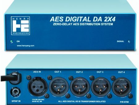 Henry engineering DDA AES DIGITAL DA 2X4 Online now