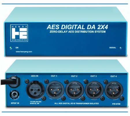 Henry engineering DDA AES DIGITAL DA 2X4 Online now