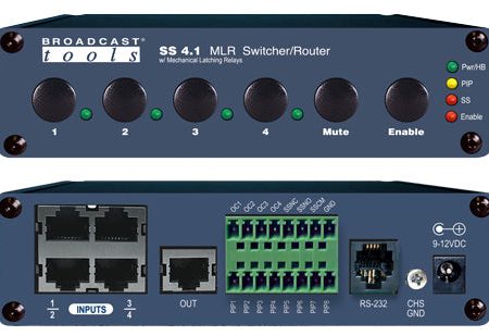 Broadcast Tools SS 4.1 MLR RJ – RJ45 Switcher Router For Sale