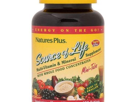 Nature s Plus Source of Life Mini Iron Free 180 Tablets Hot on Sale