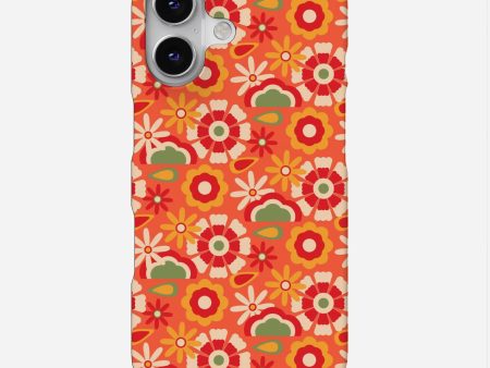 60 s Retro Groovy Floral Case For Discount