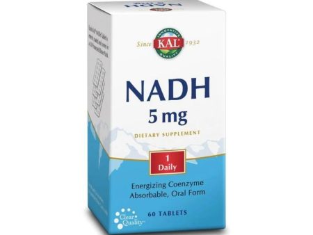 Kal NADH 5mg 60 Tablets on Sale