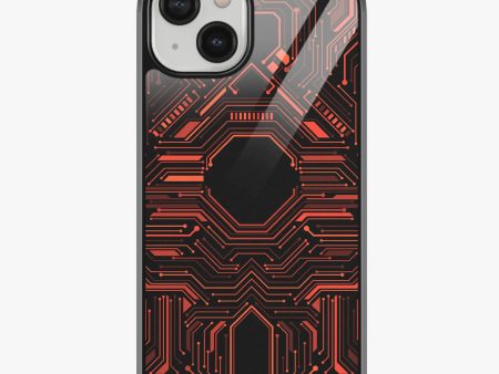 Abstract Futuristic Pattern Glass Case Discount