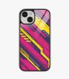 Abstract Fuel Frenzy Pattern Glass Case Hot on Sale