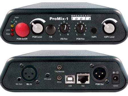 Broadcast Tools ProMix-1 – Single Channel Mixer with USB on Sale