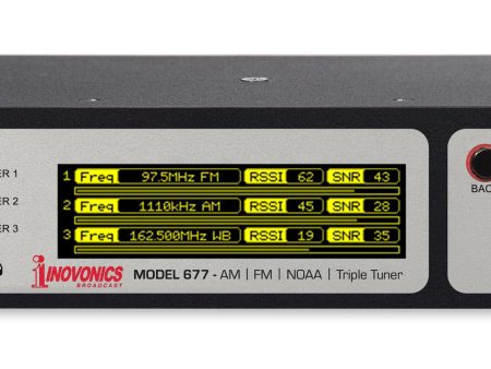 Inovonics 677 Triple Tuner for AM FM NOAA on Sale