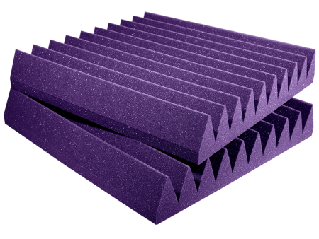 Auralex 2SF24PUR 2  Studiofoam Wedge24 Purple -v27LfJU2fs Supply