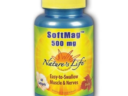 Nature s Life SoftMag 500mg 60 Softgels Supply