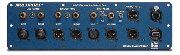 Henry Engineering MULTIPORT™ - MULTI-FORMAT AUDIO INTERFACE PANEL Online