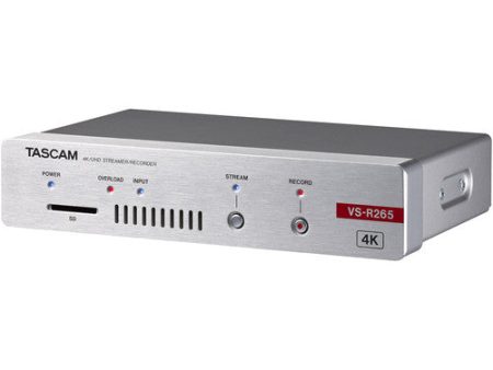 Tascam VS-R265 4K Video Streamer Encoder, Decoder & SD Recorder Online Sale