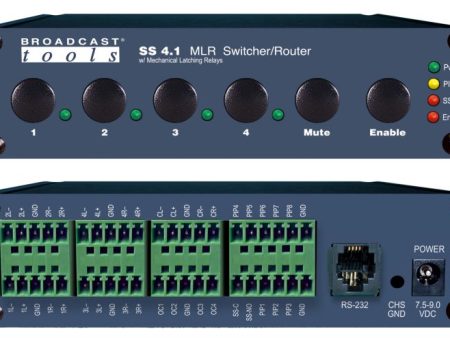 Broadcast Tools SS 4.1 MLR Term – Terminal Block Switcher Router Online Hot Sale