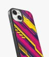 Abstract Fuel Frenzy Pattern Glass Case Hot on Sale