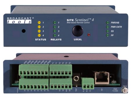 Broadcast Tools Site Sentinel® 4 – Web-based Remote Control Supply