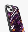 Abstract Gridiron Glory Pattern Glass Case Sale