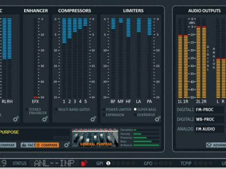 AxelTech Falcon X6 X7 - All-in-one 5 Bands Audio Processor with MPX Generator Online Sale