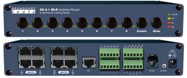 Broadcast Tools SS 8.1 MLR RJ – RJ45 Switcher Router Online Hot Sale