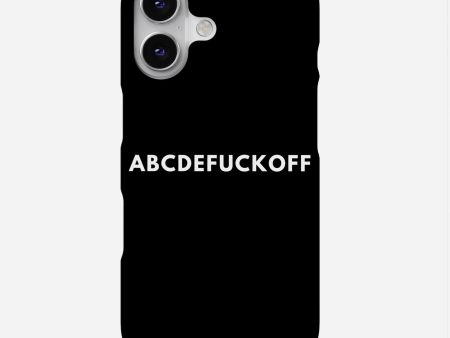 ABCDEFUCKOFF Phone Case For Cheap