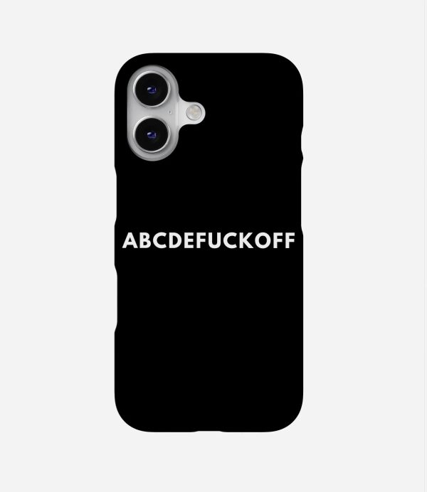 ABCDEFUCKOFF Phone Case For Cheap