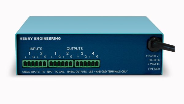 Henry Engineering U.S.D.A 2X4™ - UTILITY SUMMING & DISTRIBUTION AMPLIFIER Cheap