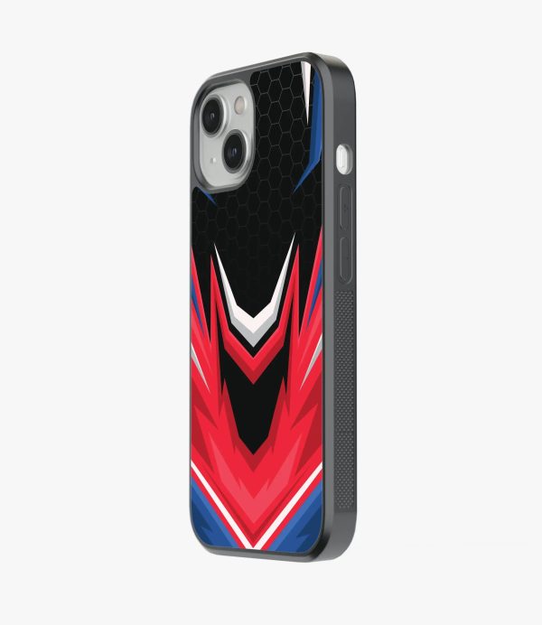 Abstract Endurance Edge Pattern Glass Case Supply