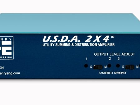 Henry Engineering U.S.D.A 2X4™ - UTILITY SUMMING & DISTRIBUTION AMPLIFIER Cheap