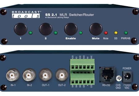 Broadcast Tools SS 2.1 MLR BNC – BNC Switcher Router Online