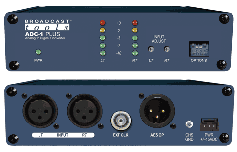 Broadcast Tools ADC-1 Plus Analog to Digital converter For Sale