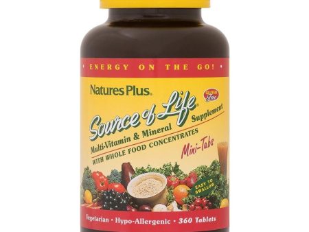 Nature s Plus Source of Life Mini Iron Free 360 Tablets For Cheap