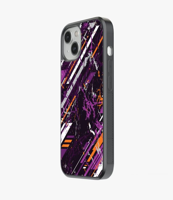 Abstract Gridiron Glory Pattern Glass Case Sale