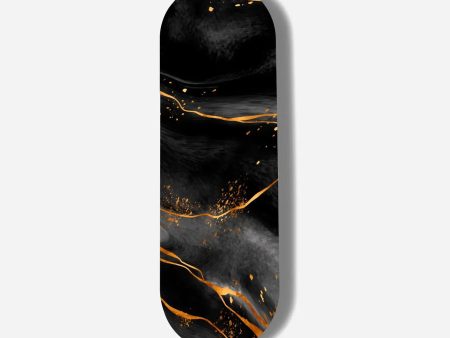 Black Gold Marble Print Pop Slider Sale