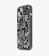 Abstract Black & White Pattern Glass Case on Sale