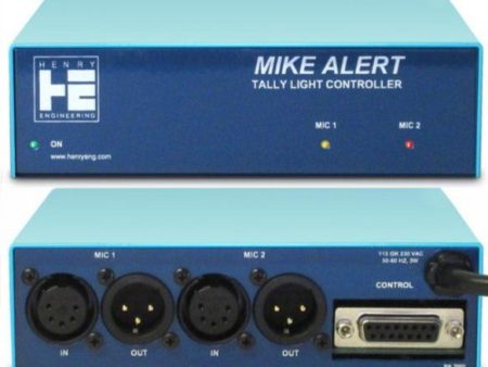 Henry Engineering MIKE ALERT™ - BI-COLOR TALLY LIGHT CONTROLLER For Sale