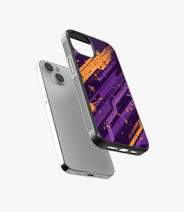 Abstract Adrenaline Rush Pattern Glass Case Sale