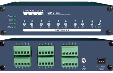 Broadcast Tools2×10 DA – Analog Distribution Amplifier Cheap