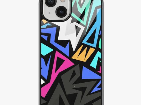 Abstract Colorful Geometric Pattern Glass Case Online Sale