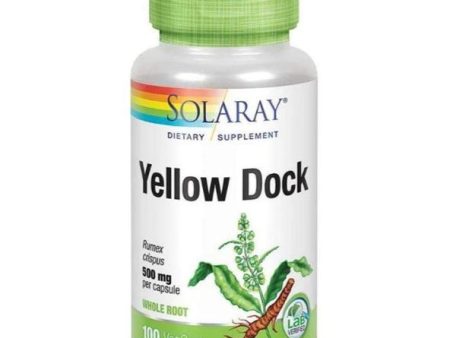 Solaray Yellow Dock Root 500mg 100 Caps Online now