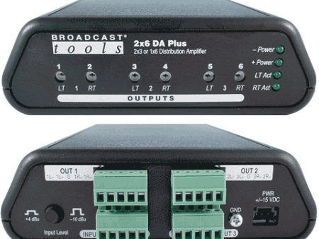 Broadcast Tools 2×6 DA Plus  Term – Analog Distribution Amplifier For Discount