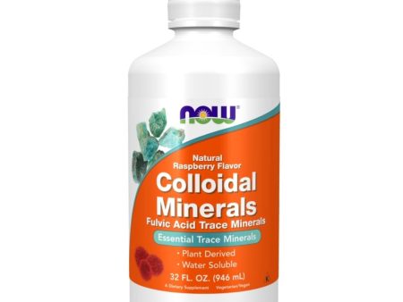 Now Foods Colloidal Mineral Raspberry Flavored 32 oz. Online Hot Sale