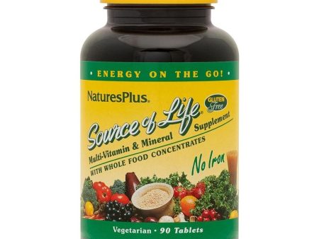 Nature s Plus Source of Life Iron Free 90 Tablets Cheap