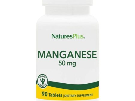 Nature s Plus Manganese 50MG 90 Tablets Discount