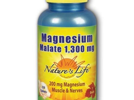 Nature s Life Magnesium Malate 1300mg 250 Caps Cheap