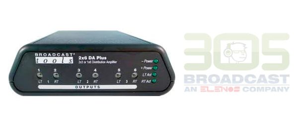 Broadcast Tools 2x6 DA Plus distribution amplifier Online Sale