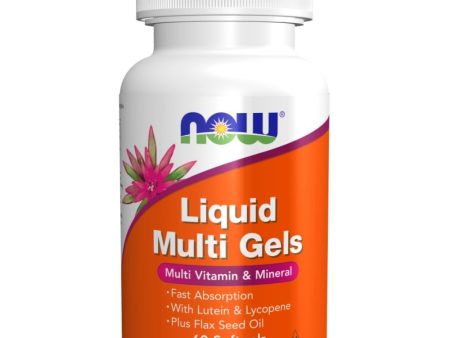 Now Foods Liquid Multi Gels 60 Softgels Online now