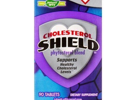 Nature s Way Cholesterol Shield 90 Tablets (Previously Enzymatic Therapy) For Sale