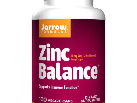 Jarrow Zinc Balance 15mg 100 Capsules Cheap