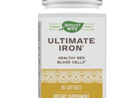 Nature s Way Ultimate Iron 90 Softgels (Previously Enzymatic Therapy) Supply